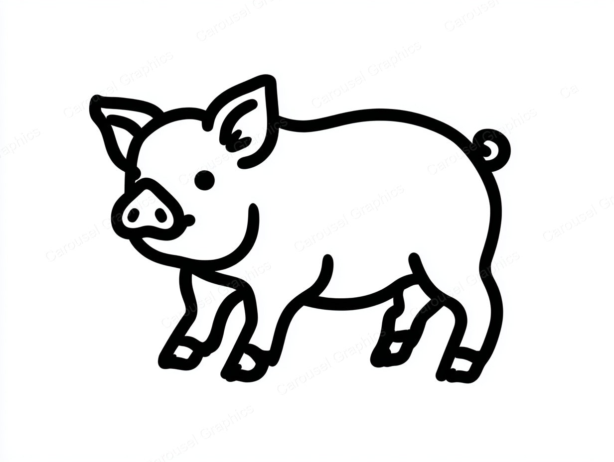 Pig Vector Graphic preview