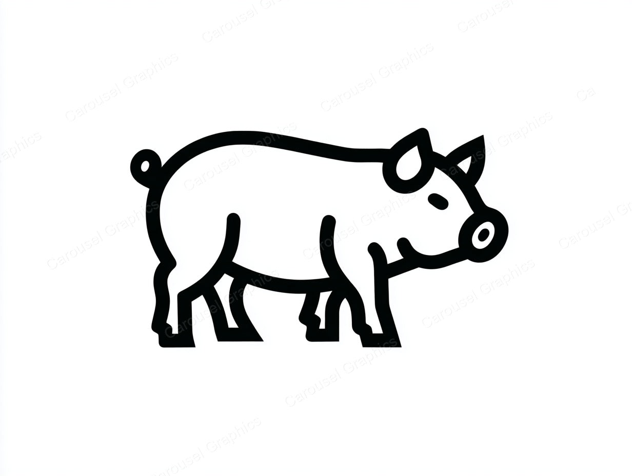 Pig Vector Graphic preview