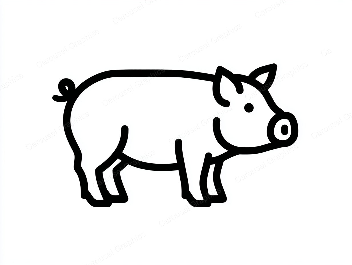 Pig Vector Graphic preview