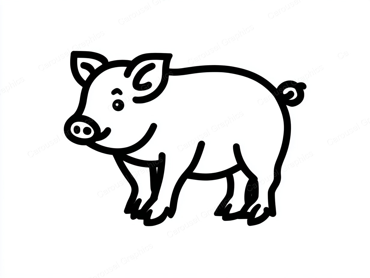 Pig Vector Graphic preview