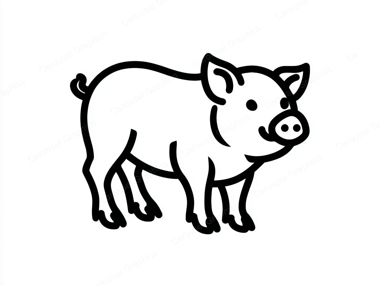 Pig Vector Graphic preview