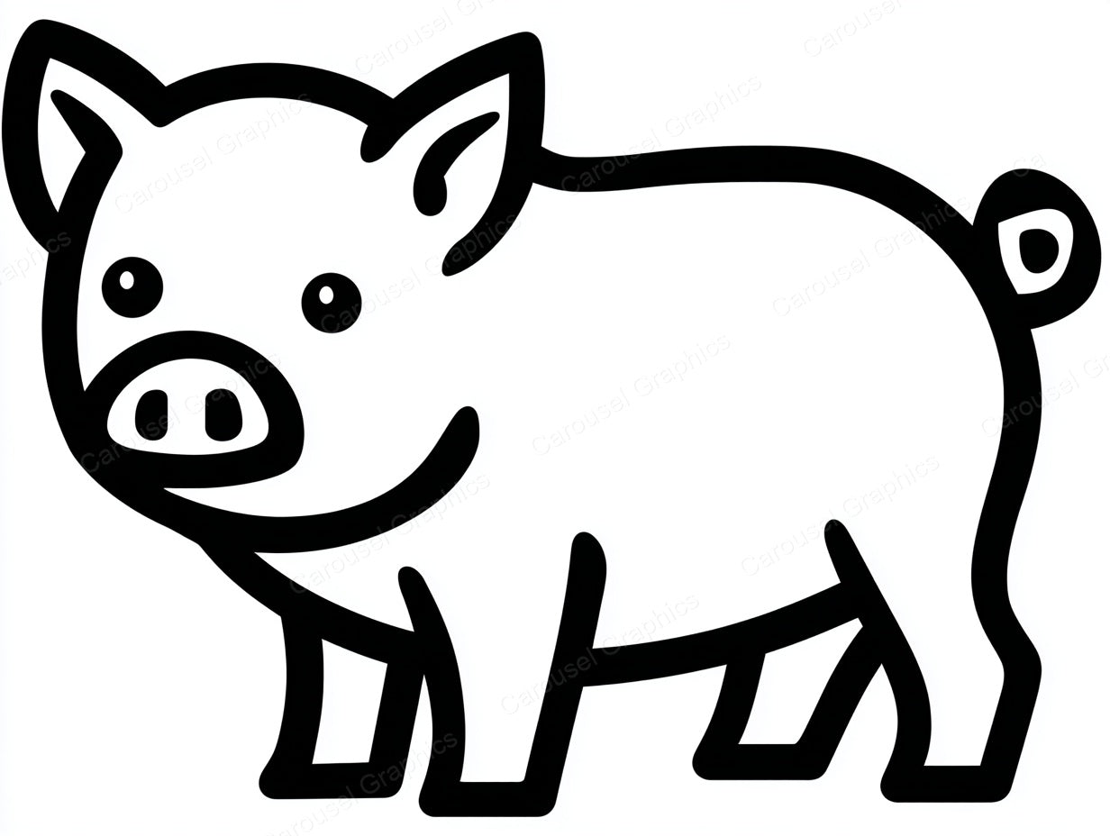 Pig Vector Graphic preview