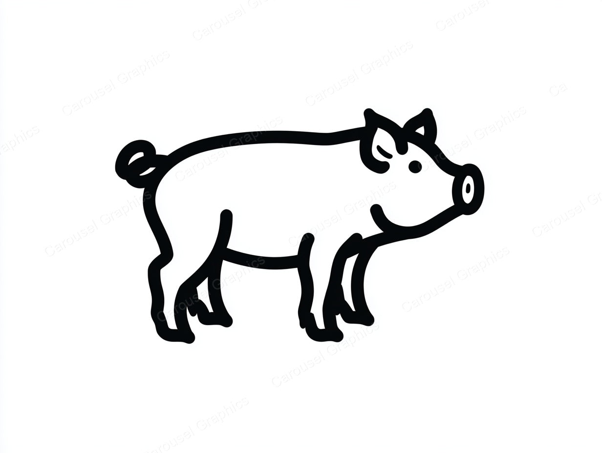 Pig Vector Graphic preview