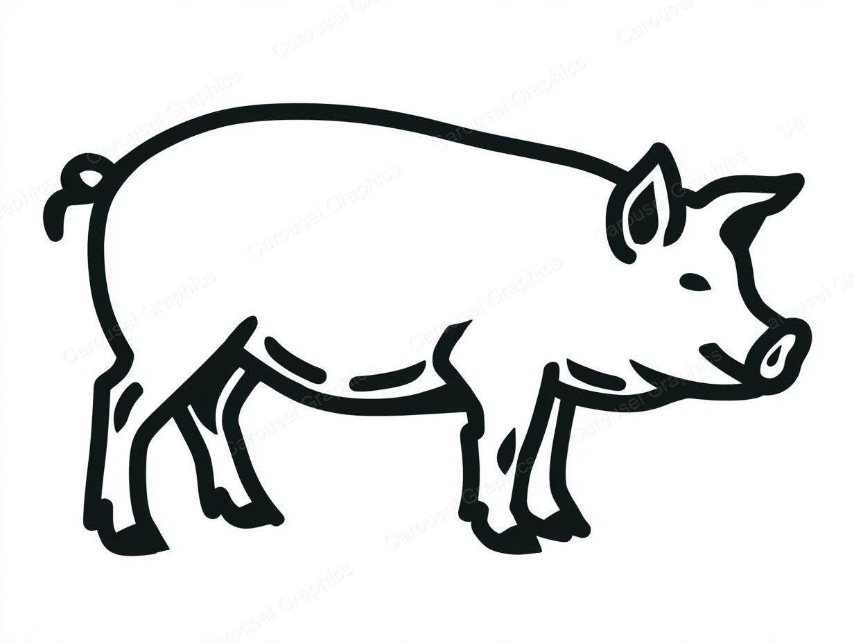 Pig Vector Graphic preview