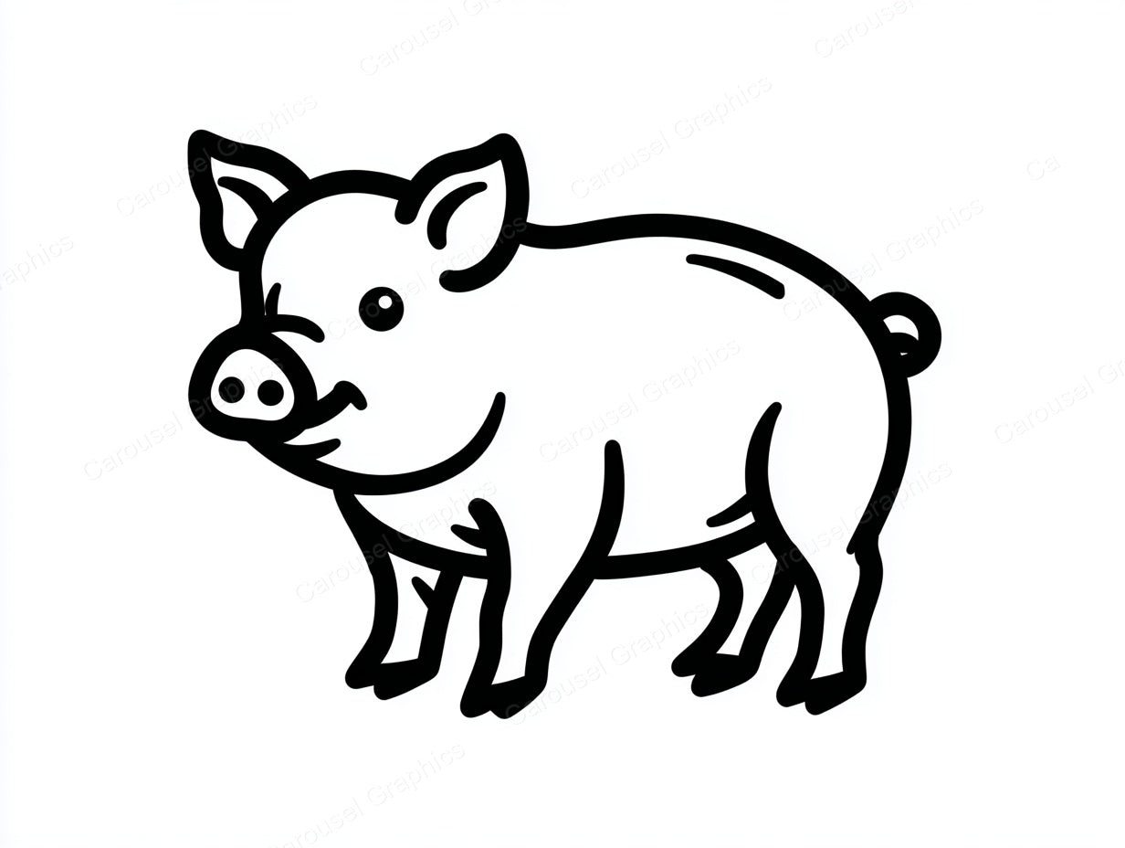 Pig Vector Graphic preview