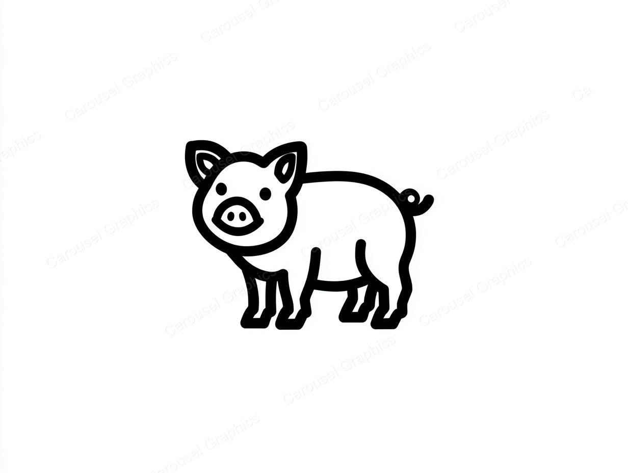 Pig Vector Graphic preview
