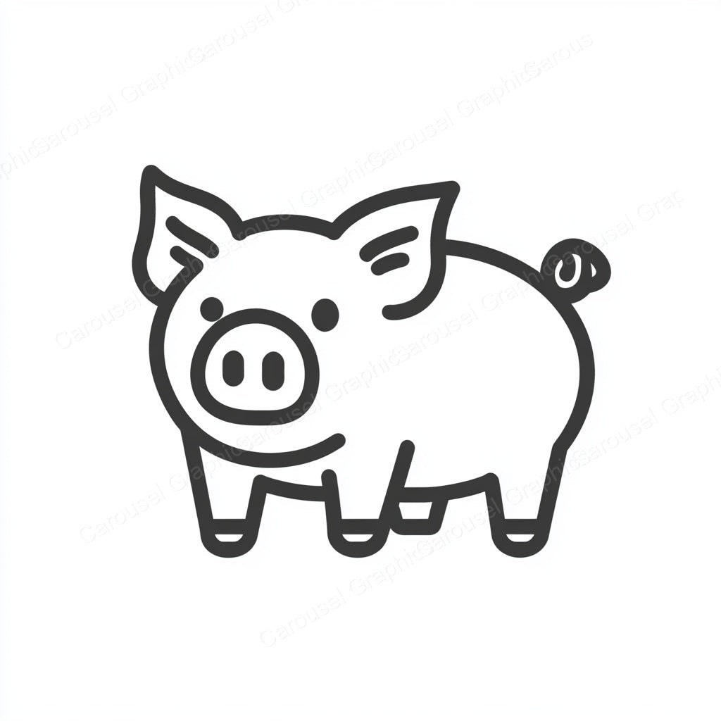 Pig Vector Graphic preview