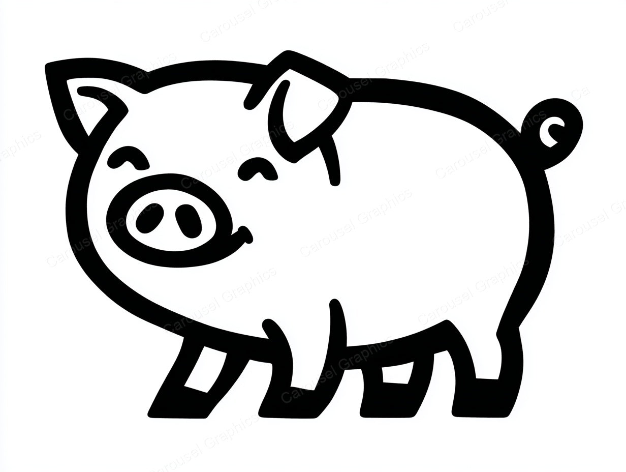 Pig Vector Graphic preview