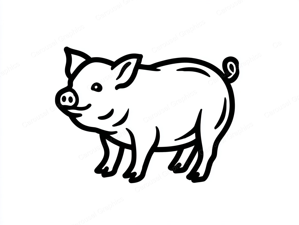 Pig Vector Graphic preview