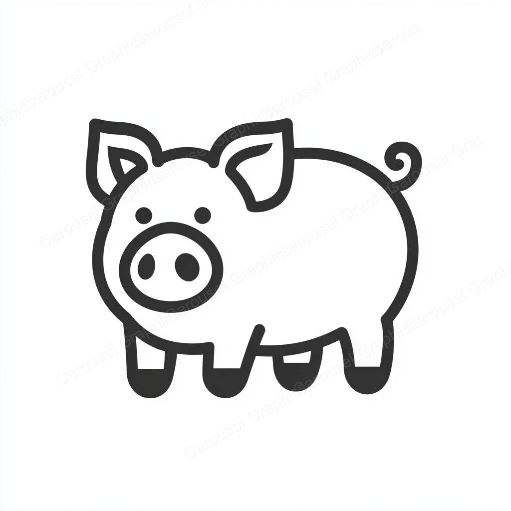 Pig Vector Graphic preview