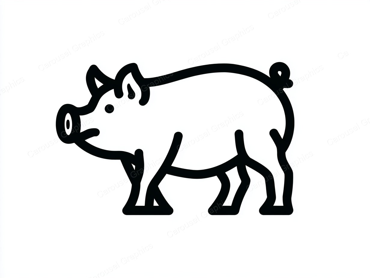 Pig Vector Graphic preview