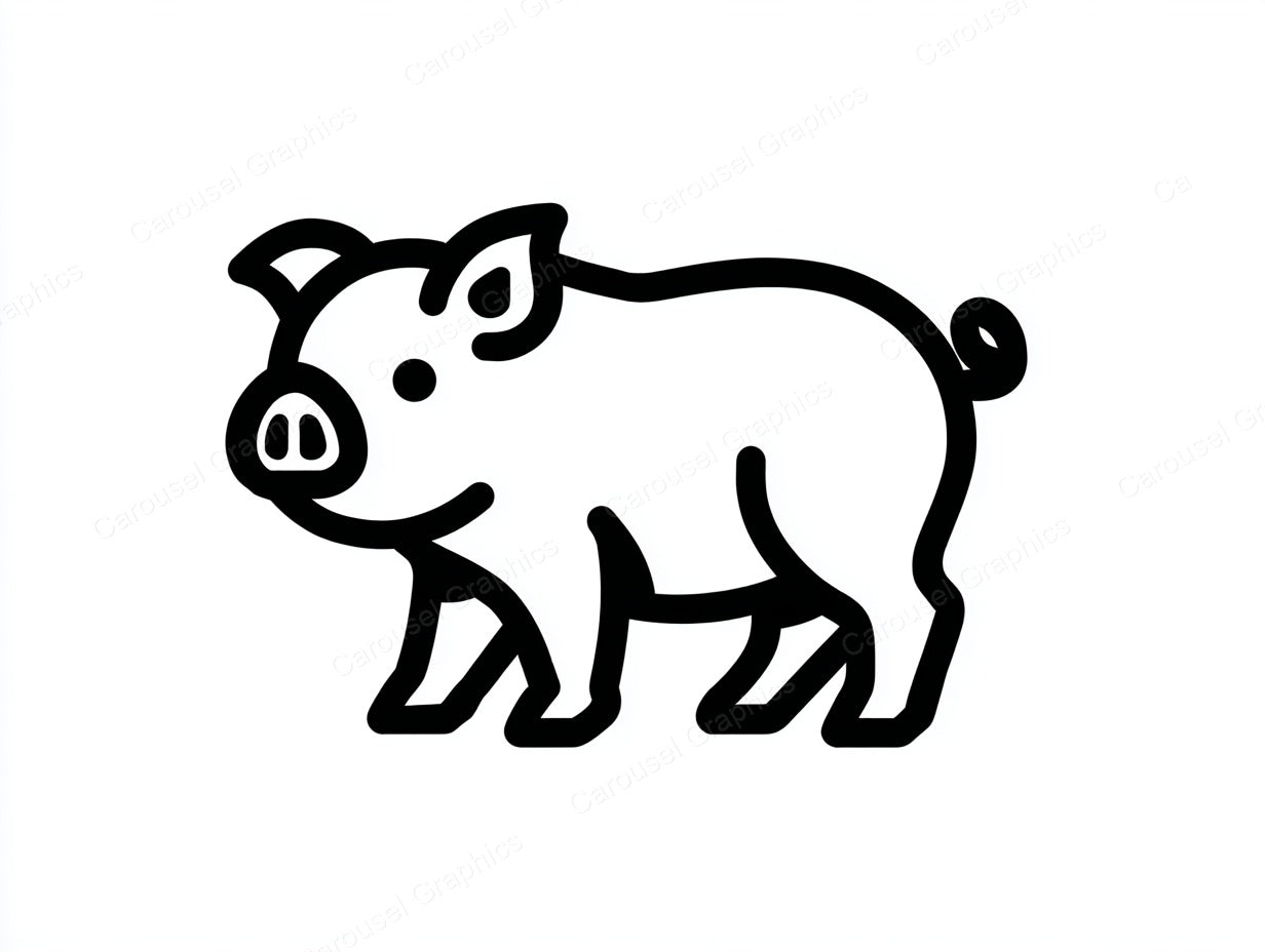 Pig Vector Graphic preview