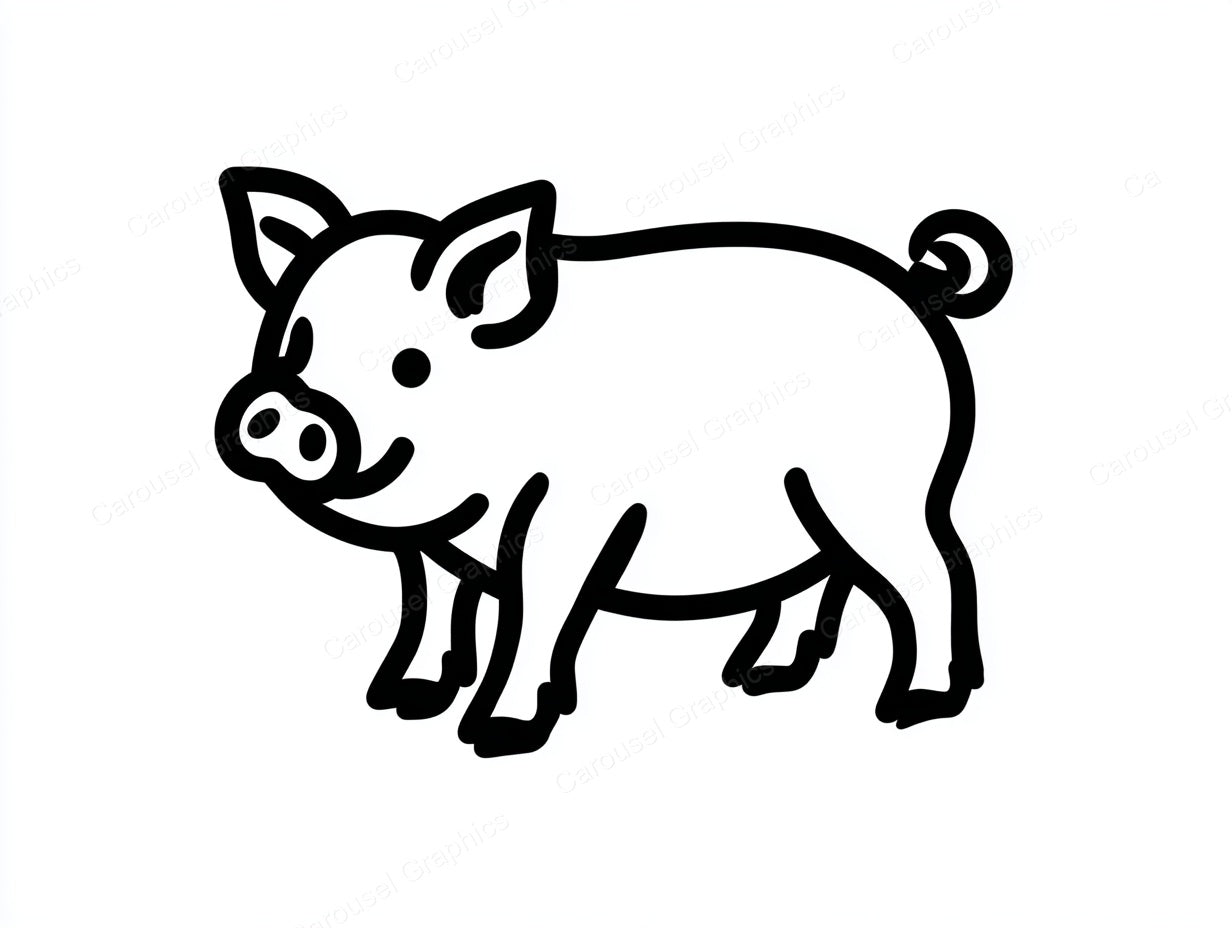 Pig Vector Graphic preview
