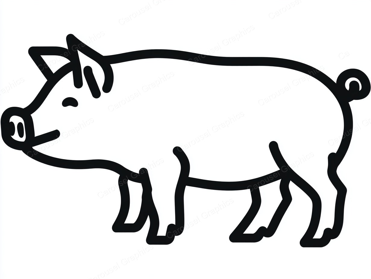 Pig Vector Graphic preview