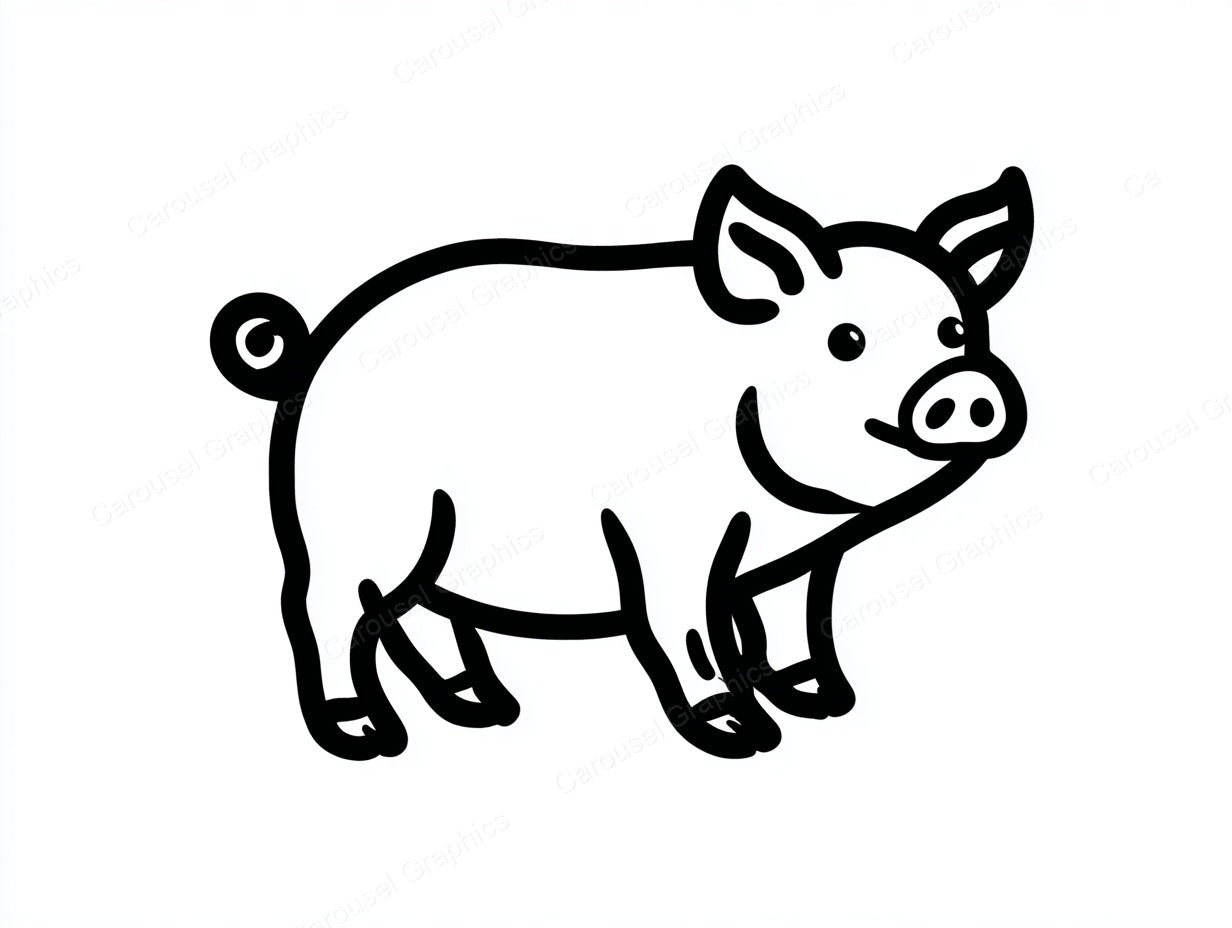 Pig Vector Graphic preview