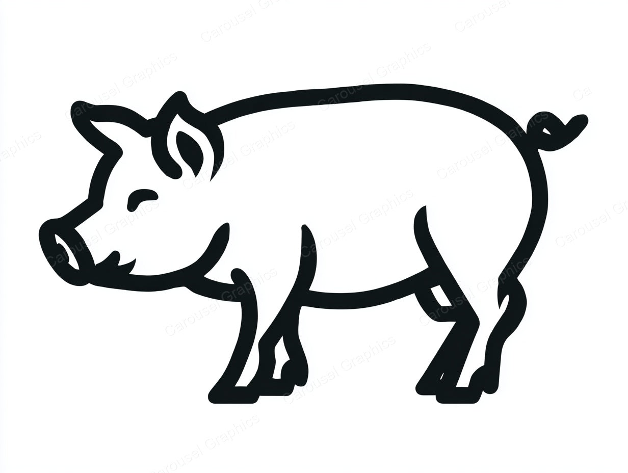 Pig Vector Graphic preview