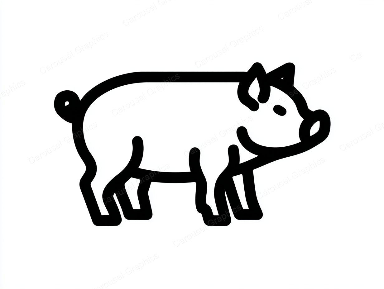 Pig Vector Graphic preview