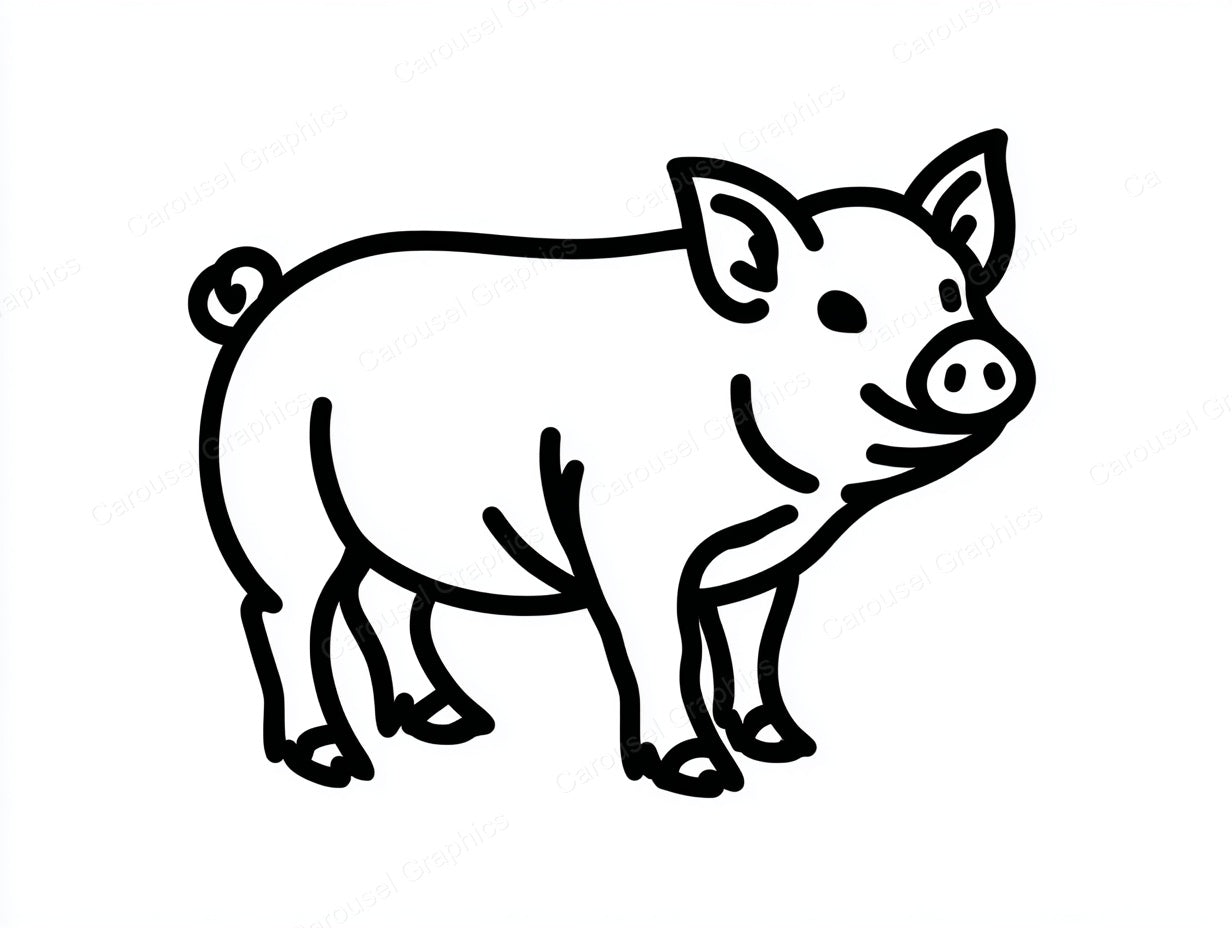 Pig Vector Graphic preview