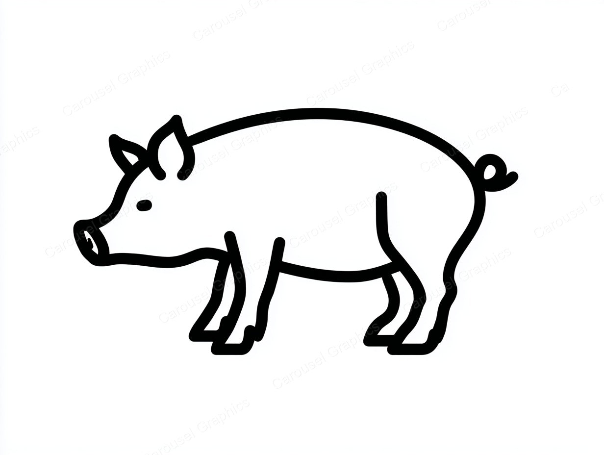 Pig Vector Graphic preview