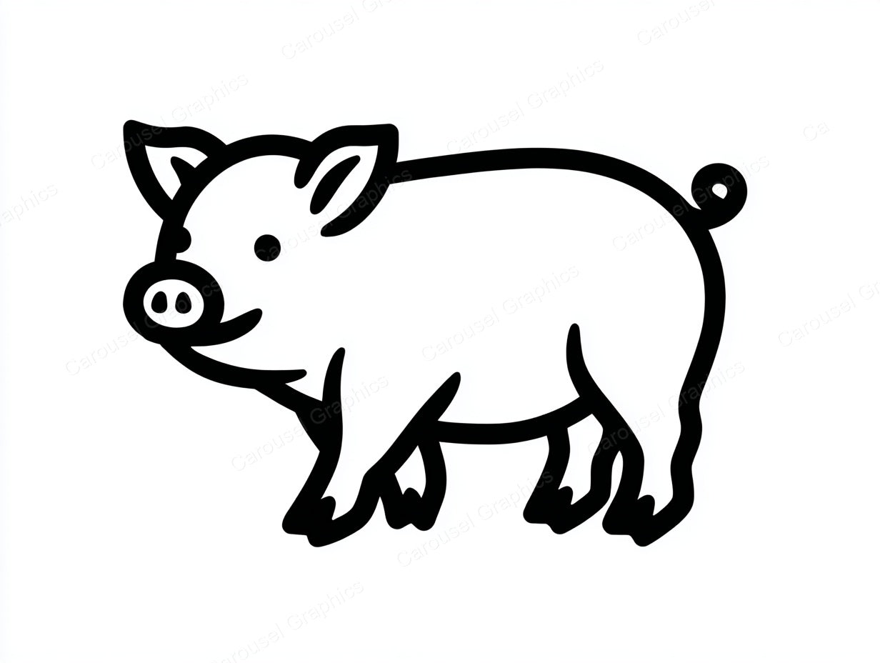 Pig Vector Graphic preview