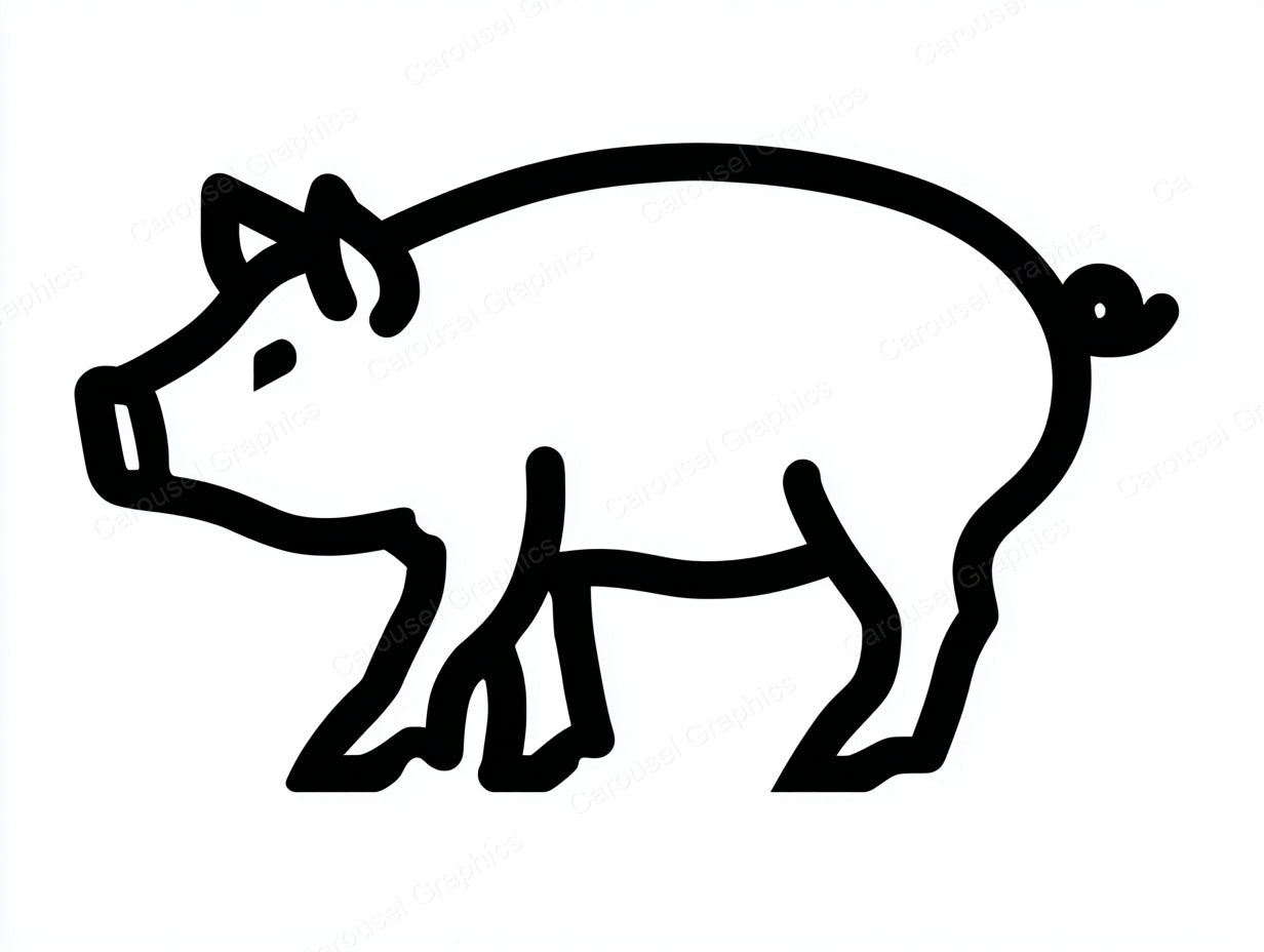 Pig Vector Graphic preview