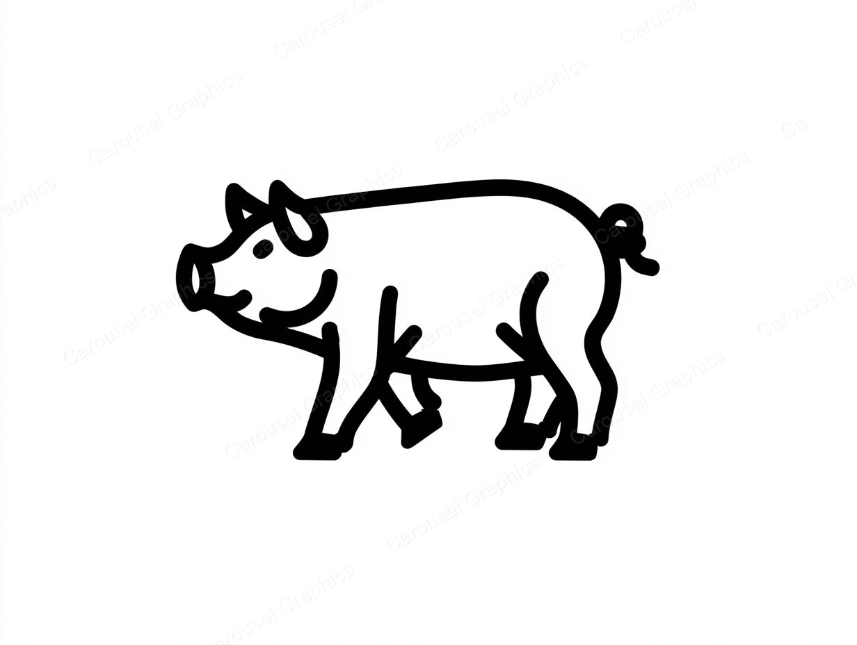 Pig Vector Graphic preview