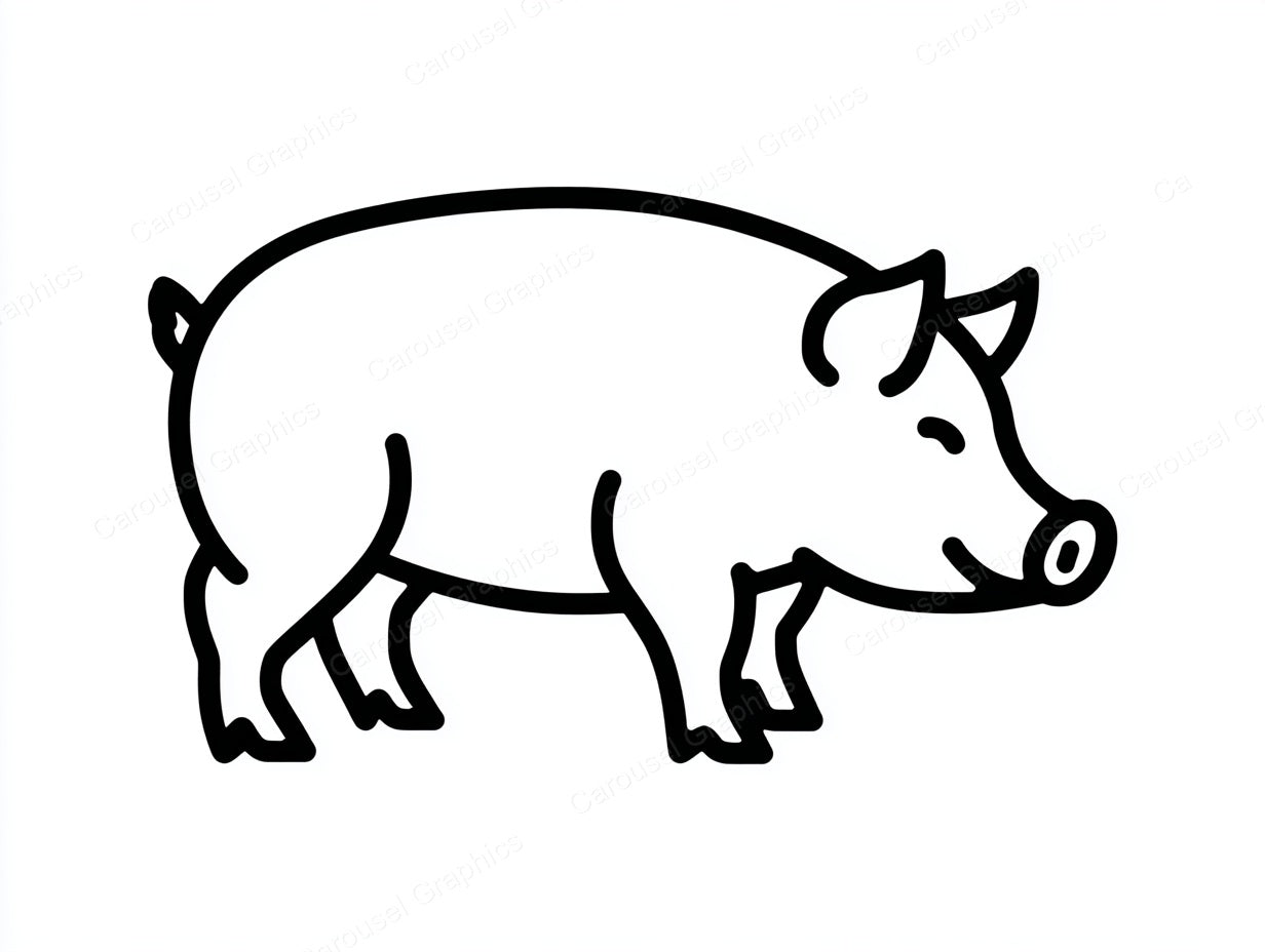 Pig Vector Graphic preview