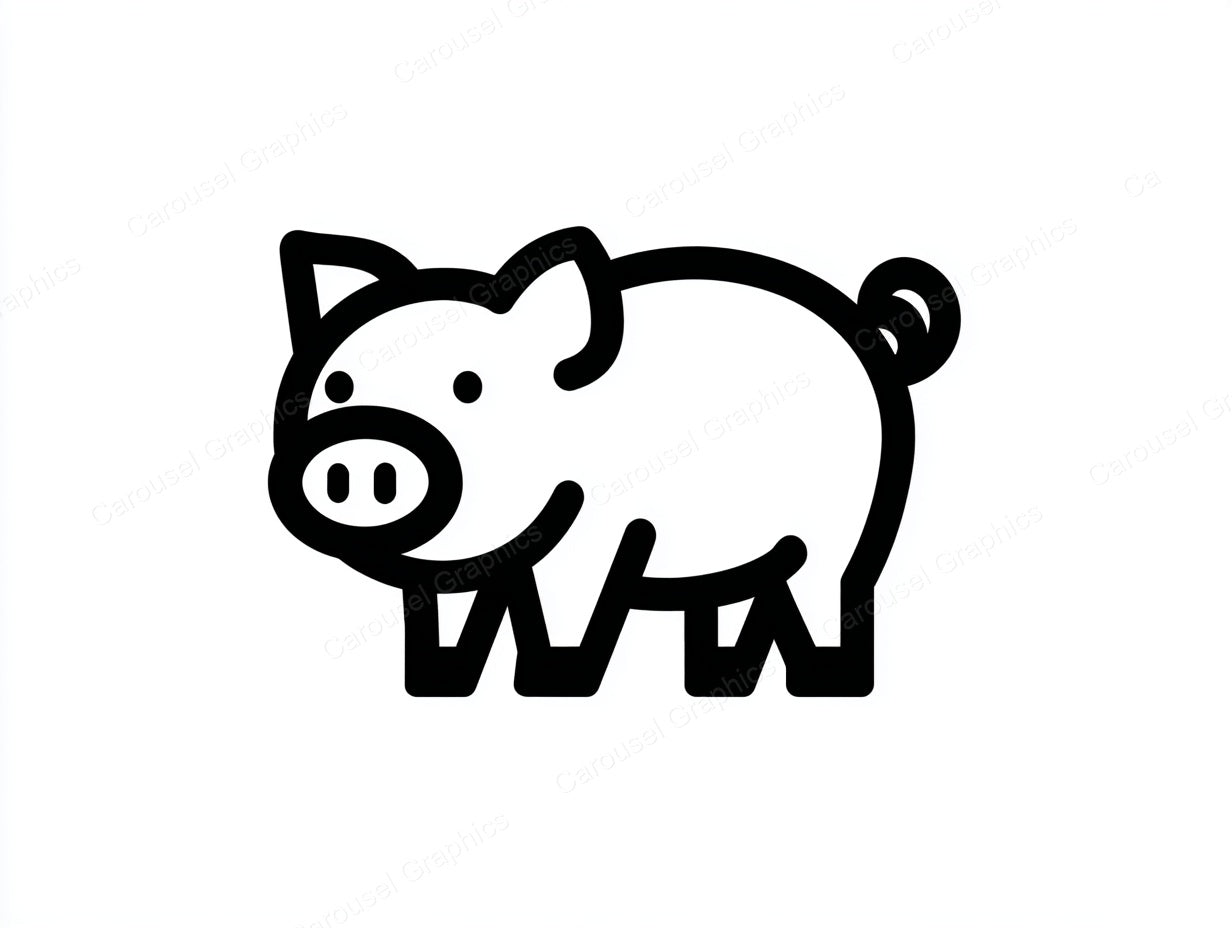 Pig Vector Graphic preview