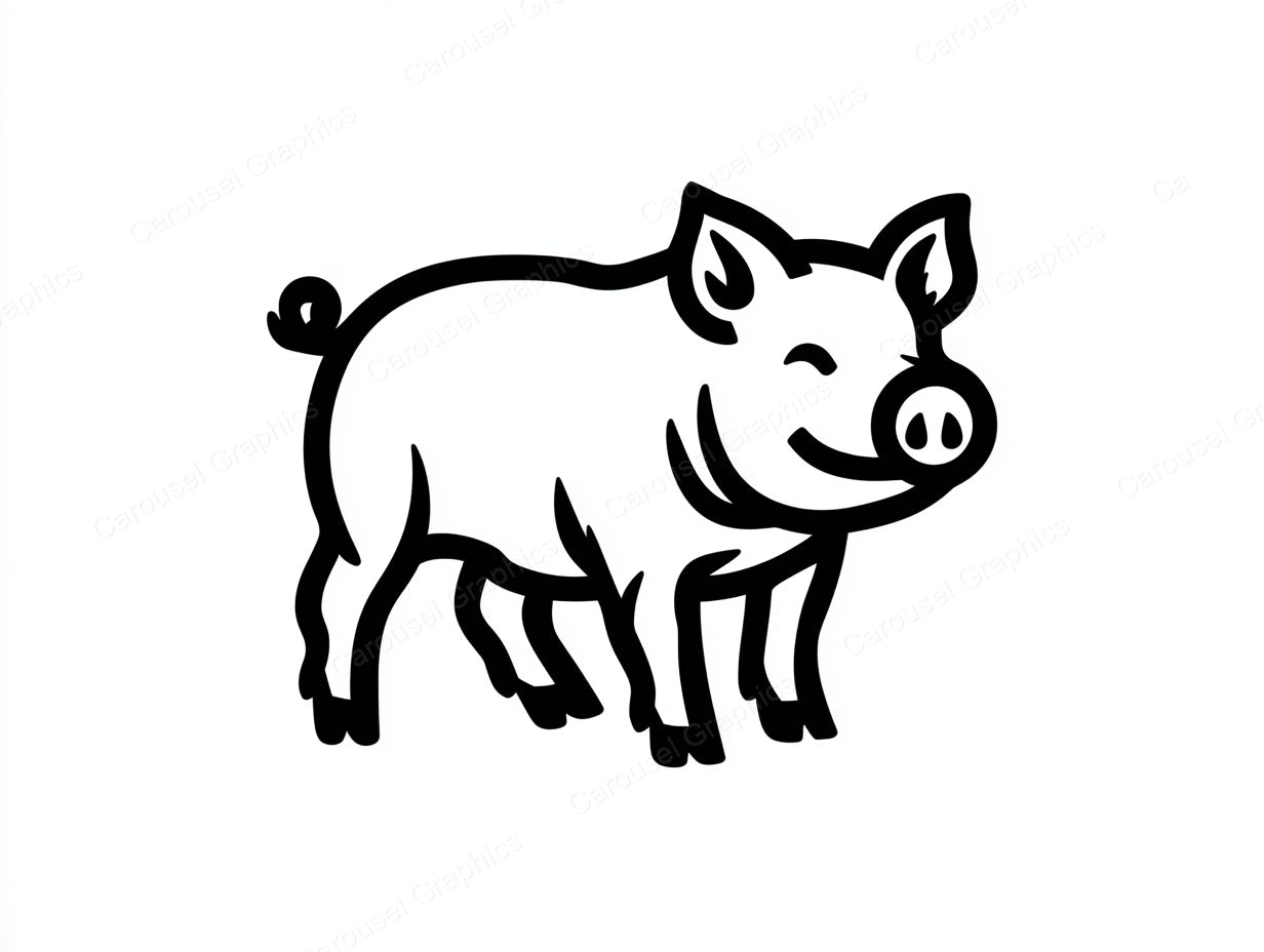 Pig Vector Graphic preview