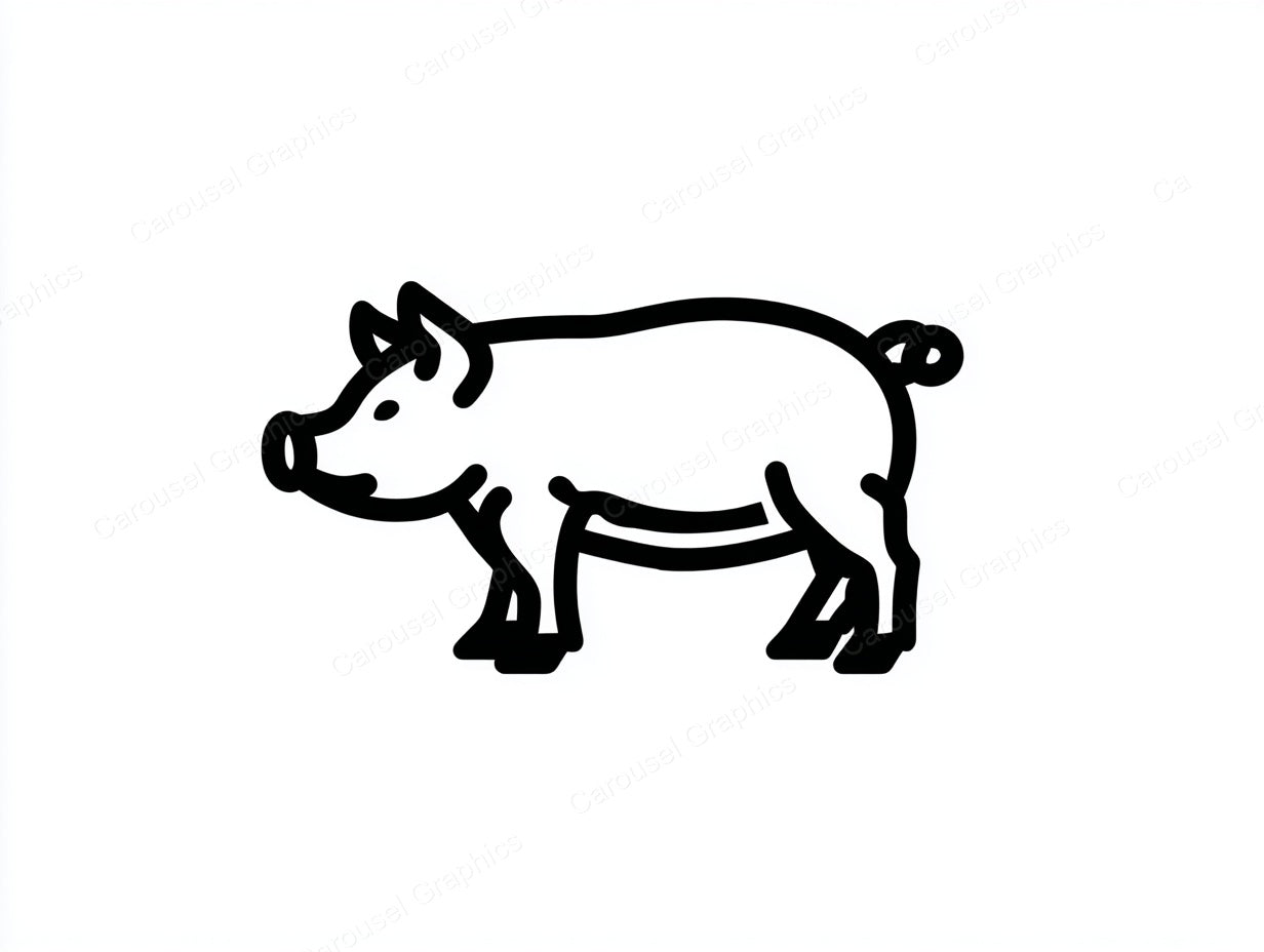 Pig Vector Graphic preview