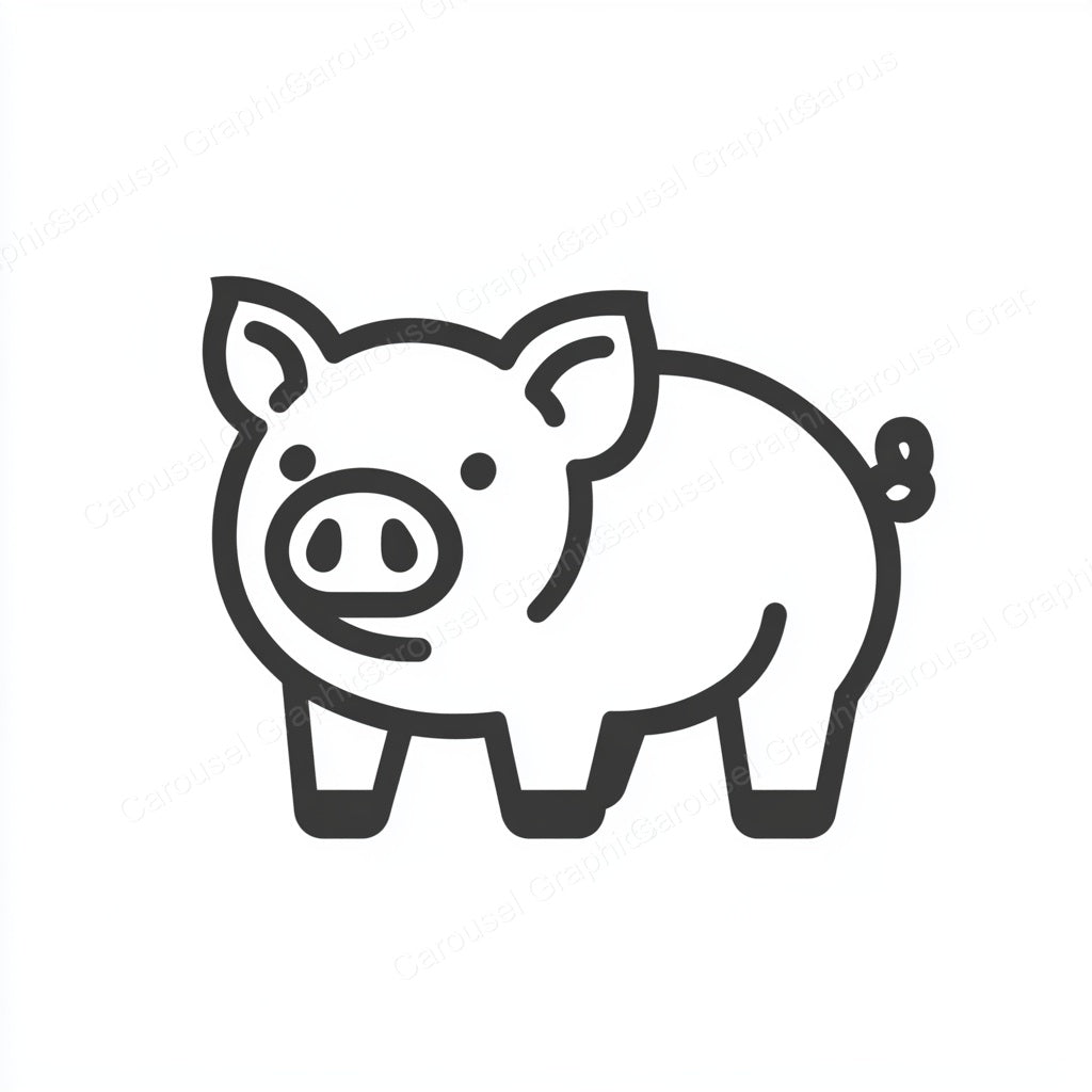 Pig Vector Graphic preview