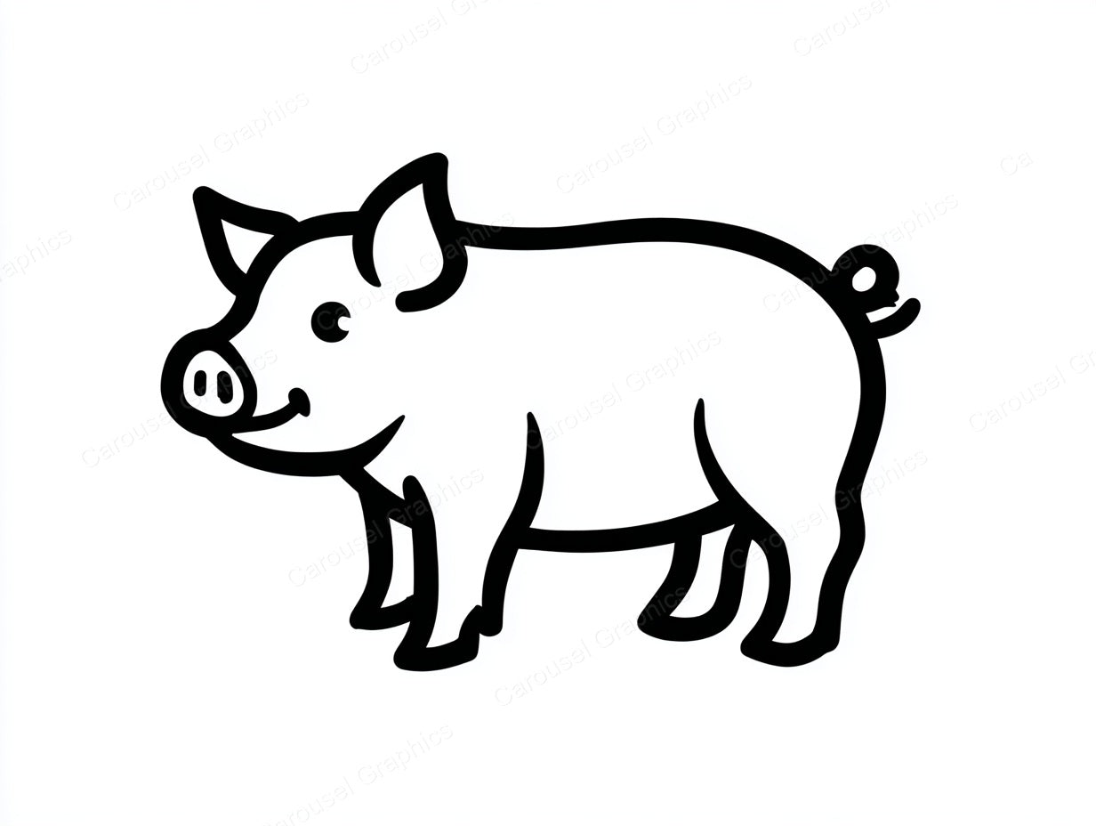 Pig Vector Graphic preview
