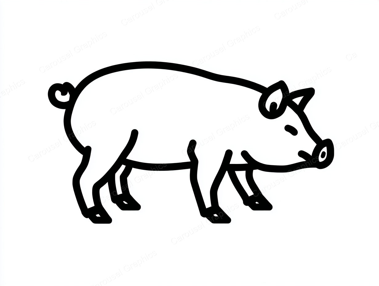 Pig Vector Graphic preview