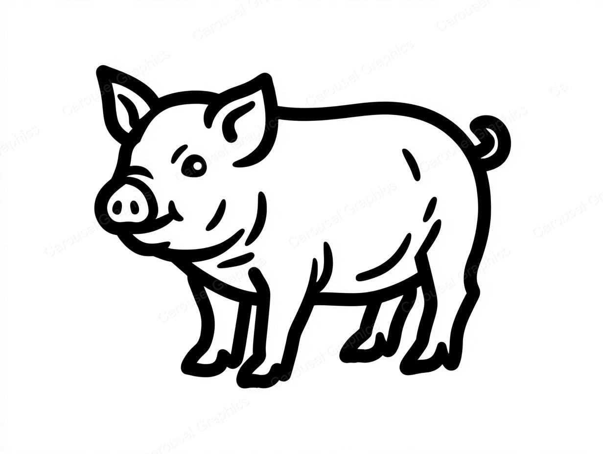 Pig Vector Graphic preview