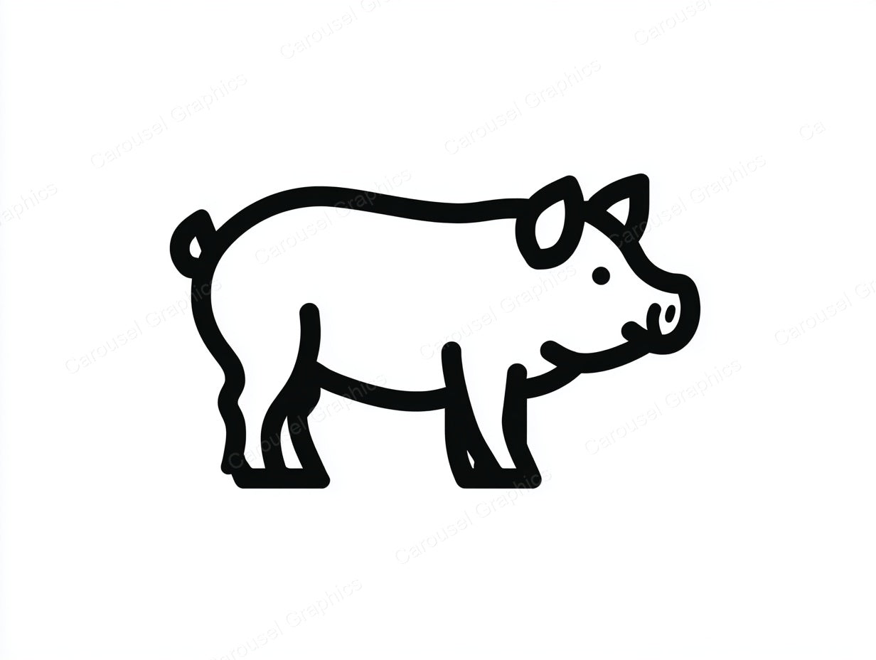 Pig Vector Graphic preview