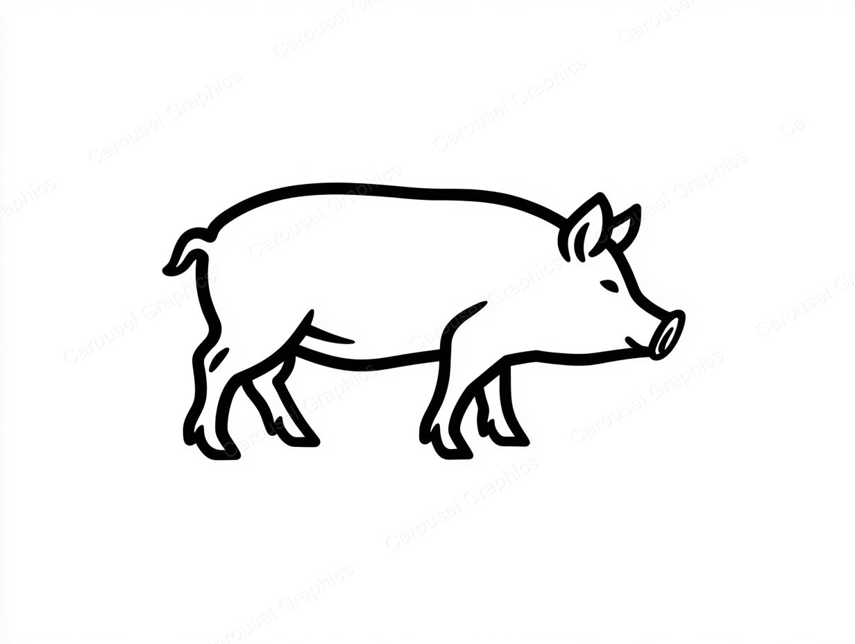 Pig Vector Graphic preview