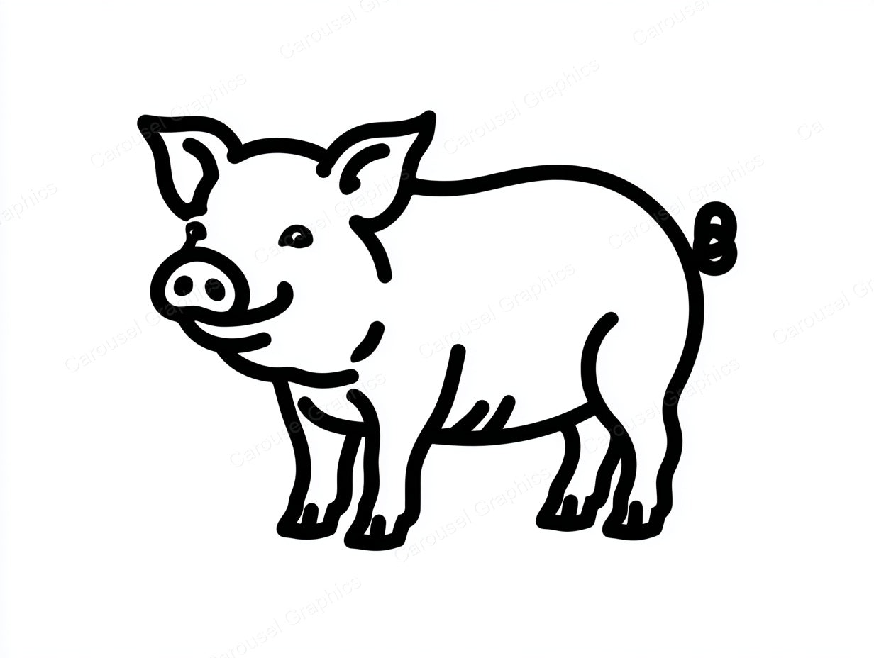 Pig Vector Graphic preview