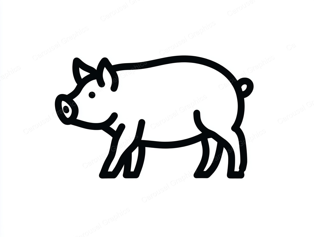 Pig Vector Graphic preview