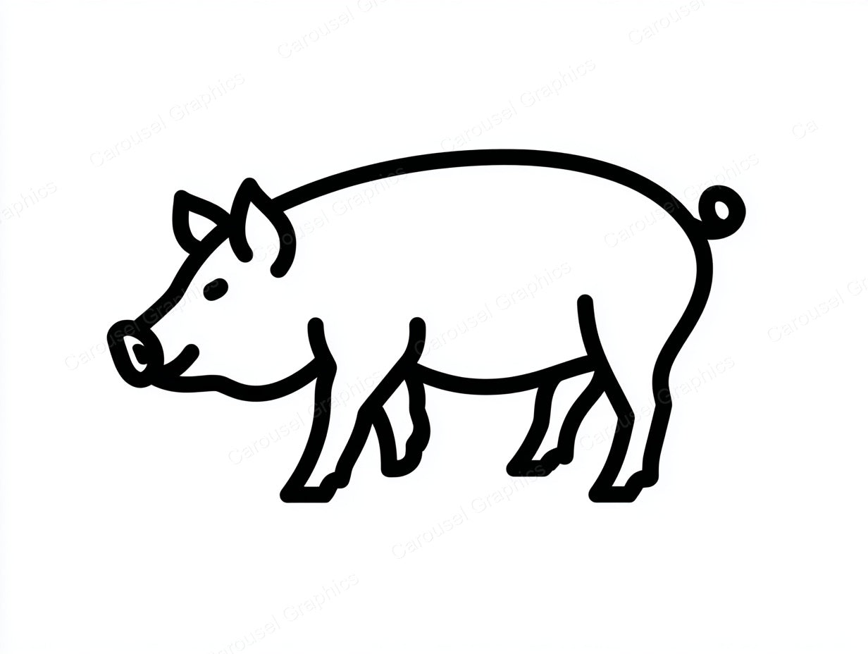 Pig Vector Graphic preview