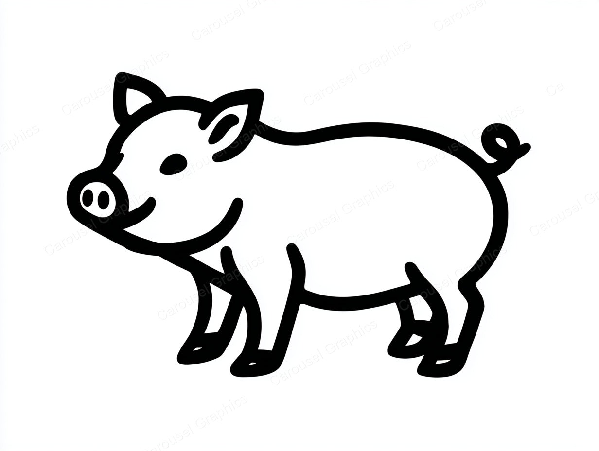 Pig Vector Graphic preview