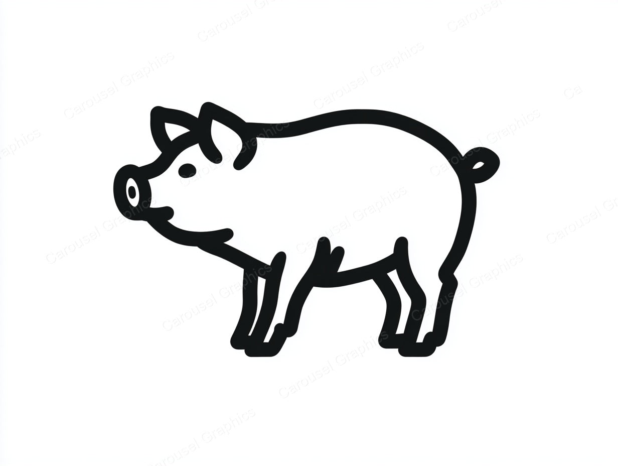 Pig Vector Graphic preview
