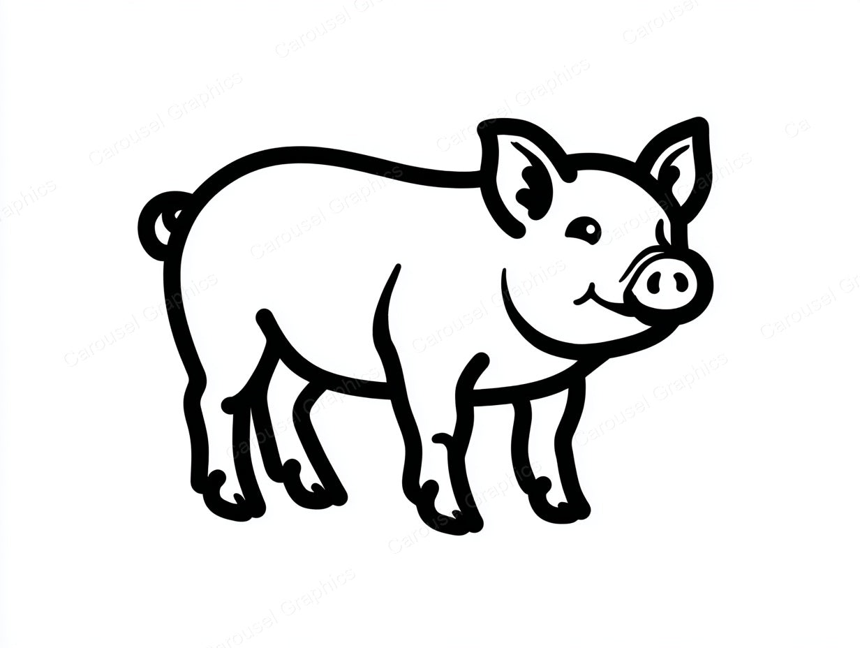 Pig Vector Graphic preview