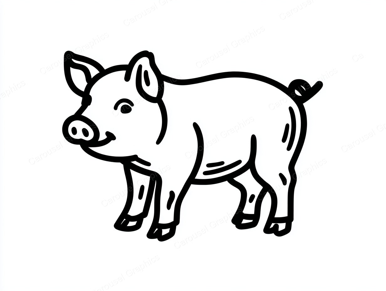 Pig Vector Graphic preview