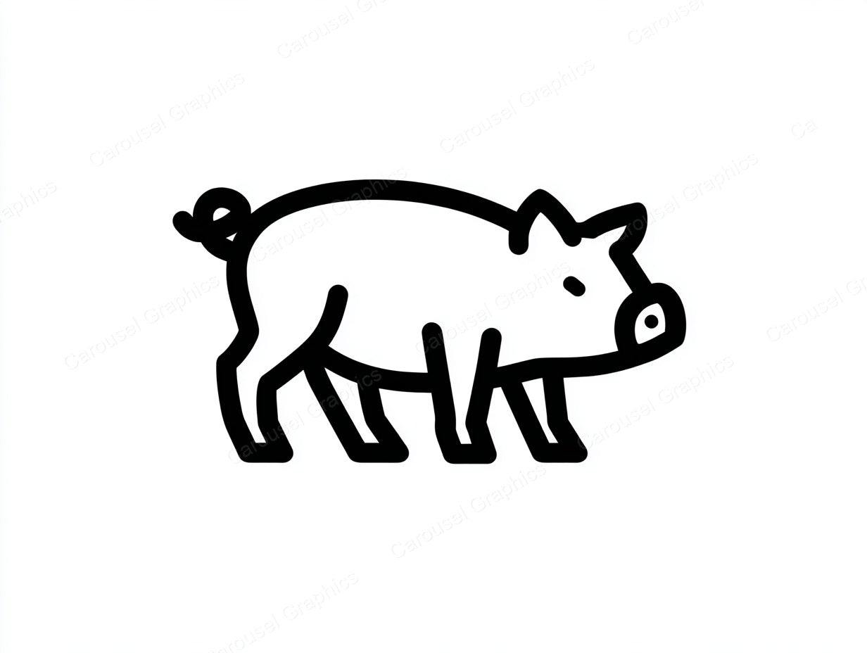 Pig Vector Graphic preview