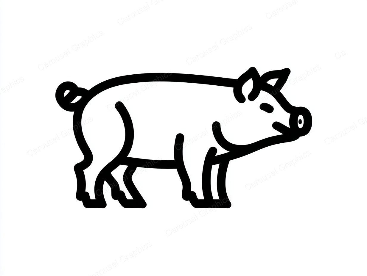 Pig Vector Graphic preview