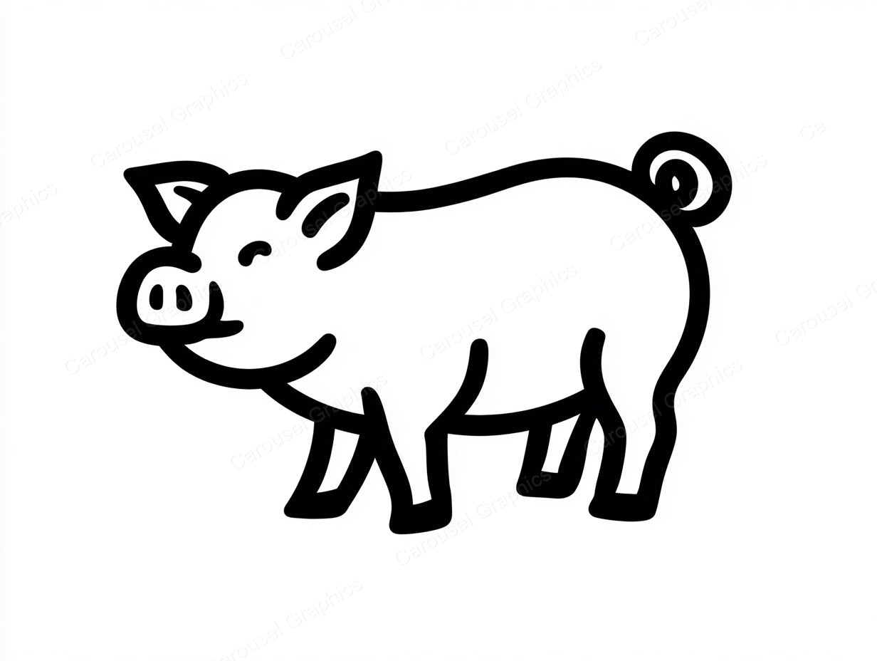 Pig Vector Graphic preview
