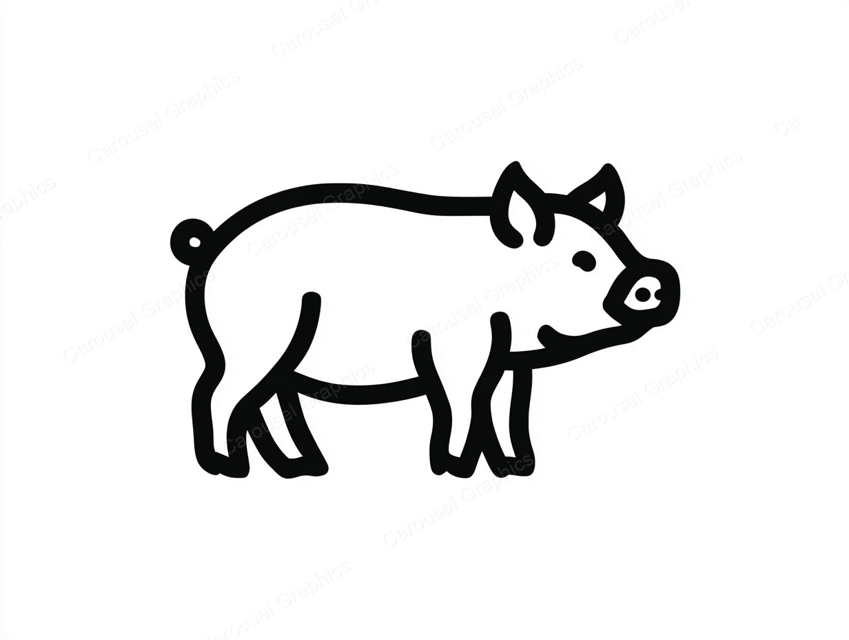 Pig Vector Graphic preview