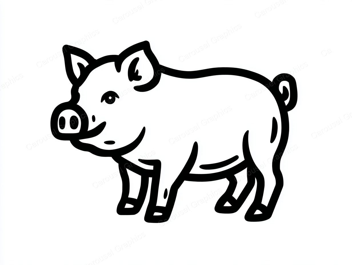 Pig Vector Graphic preview