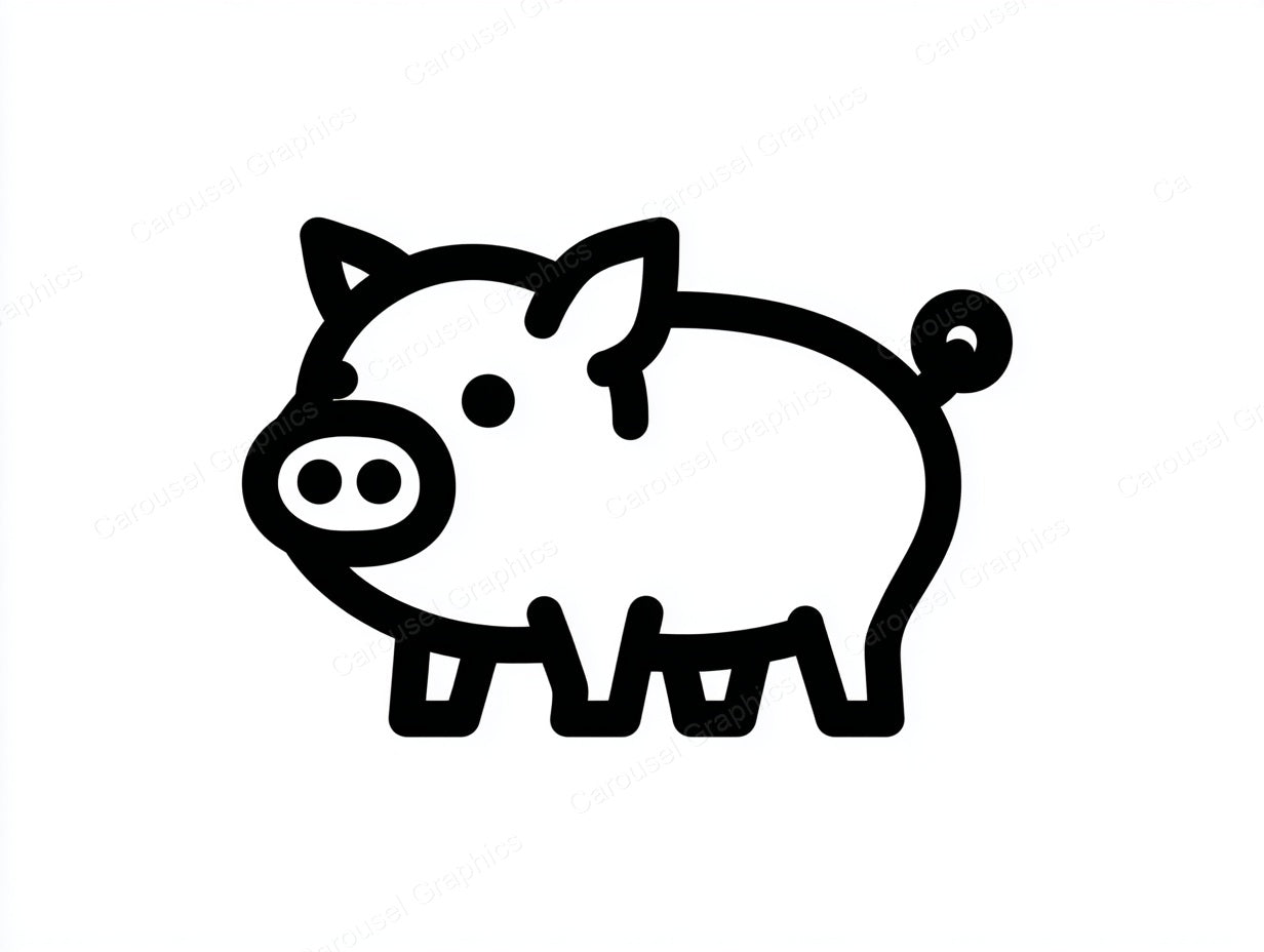 Pig Vector Graphic preview