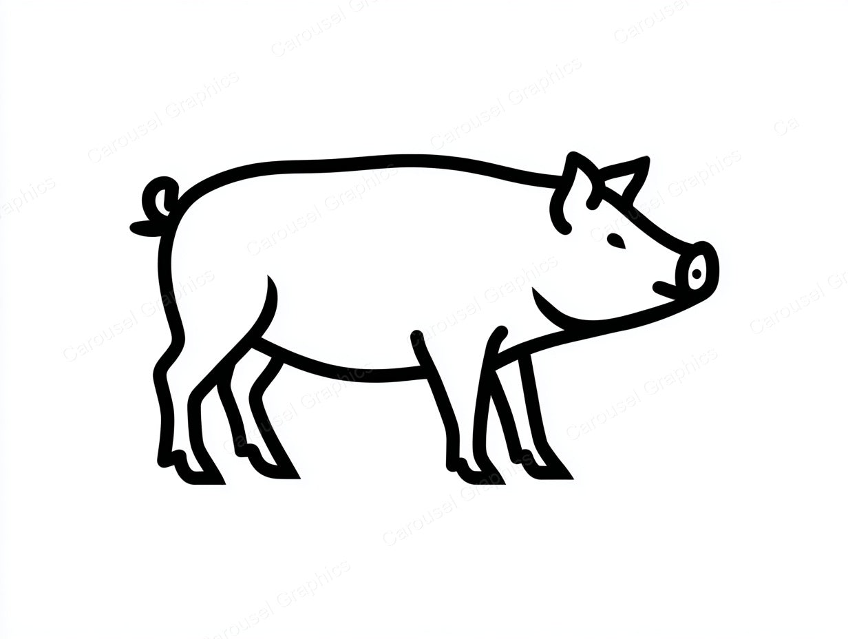 Pig Vector Graphic preview